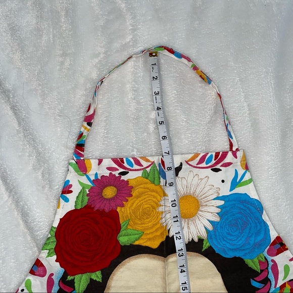 Frida Khalo Kitchen Apron Fridita Mandil Playful handmade Adult Pocket garments* - Picture 6 of 11